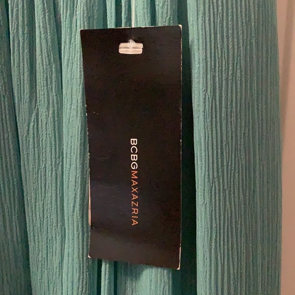 BCBGMAXAZRIA woven dress chiffon NWT size 6 color canton - Picture 8 of 12